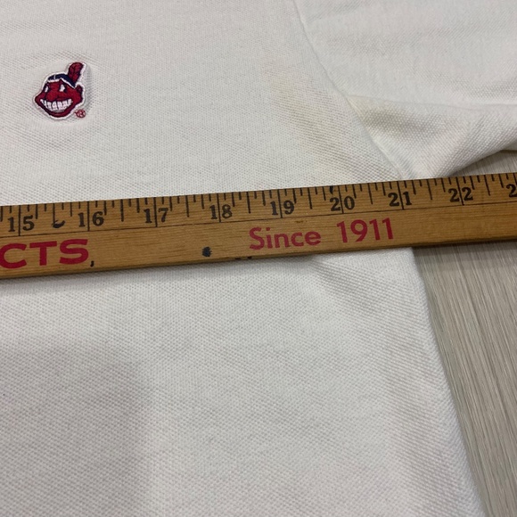 Vintage Crable Sportswear MLB Cleveland Indians White Adult Size Medium - Picture 11 of 13